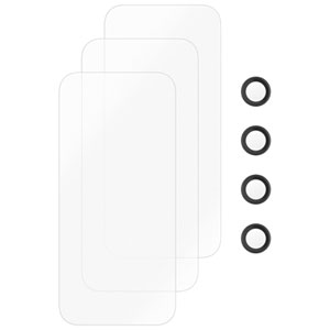 Insignia Glass Screen Protector with Camera Lens Protectors for iPhone 17 - 3 Pack - Only at Best Buy