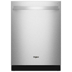 Whirlpool 24" 47dB Top-Control Total Wash Action Auto Open Air Dry Dishwasher (WDTS8024SZ) - Fingerprint Resistant Stainless Steel