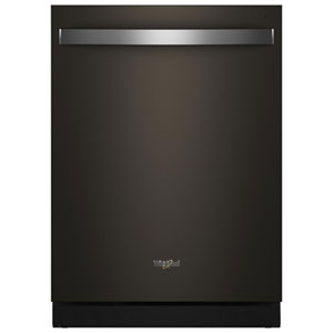 Whirlpool 24" 39dB Top-Control Total Wash Action Auto Open Air Dry Dishwasher (WDTS8024SV) - Print resist Blk Stnlss