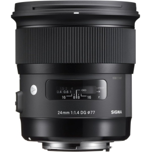 Sigma 24mm f/1.4 DG HSM A Wide-Angle-Prime Lens for Nikon F-Mount Cameras