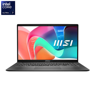 MSI Modern 15 15.6" Business Laptop - Intel Core 7-150U - 32GB DDR4 - 1TB SSD - Windows 11 Home - Platinum Grey