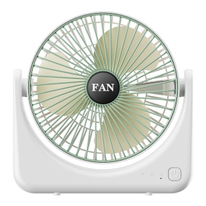 green Dual-mode power supply silent fan | Multi-speed adjustment | Wide-angle air supply | Energy saving and low noise | Dual-purpose charging/plug-in