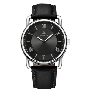 LN LENQIN Mens Watches Analog Quartz Watches Men 30M Waterproof Mens Wrist Watches Fashion Business Watches for Man Leather Watches