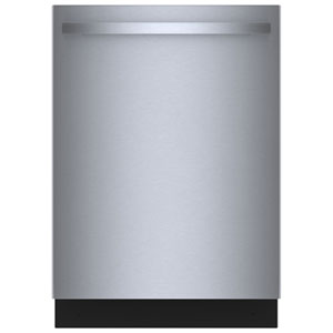 Bosch 800 Series 24" 42dB Smart Top-Control CrystalDry Stainless Steel Tub Dishwasher with Third Rack (SHX78DM5N) - Stainless Steel
