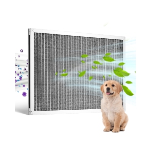 VEVOR 16x25x1 inch Electrostatic Air Filter, Washable & Reusable Aluminum AC/HVAC Furnace Filter, MERV 8 Long Lifetime,Home or Office (Actual Size: 15.5 x 24.65 x 0.82 in)