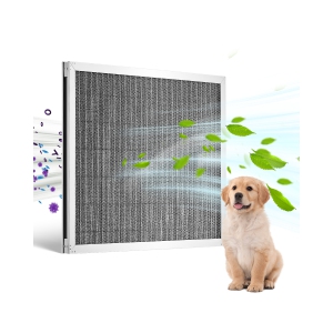 VEVOR 16x20x1 inch Electrostatic Air Filter, Washable & Reusable Aluminum AC/HVAC Furnace Filter, MERV 8 Long Lifetime, Home or Office (Actual Size: 15.5 x 19.75 x 0.82 in)