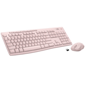 Logitech MK270 Wireless Keyboard and Mouse Combo - Rose