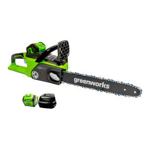 Greenworks 40V 14" Chainsaw, 4.0Ah Battery and Charger Included