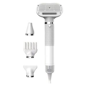 Multifunctional pet hair dryer Brushless motor/4 wind head styles/intelligent temperature control/negative ion hair protection/ultra-quiet design/lightweight and portable