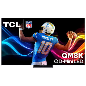 TCL 65" QM8K Series 4K UHD Dolby Vision IQ HDR10+ Mini-LED 144Hz Dolby Atmos Google TV Smart TV (65QM8K) - 2025 - Great for Movies & Gaming