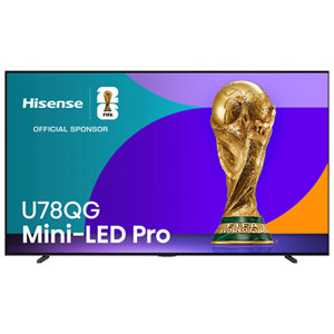 Hisense 100" U78QG 4K UHD HDR Mini-LED QLED Pro 165Hz Google TV Smart TV (100U78QG) - 2025 - Great for Sports & Gaming