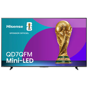 Hisense 55" QD7QFM Series 4K UHD Dolby Vision HDR Mini-LED Dolby Atmos Fire TV Smart TV (55QD7QFM) - 2025