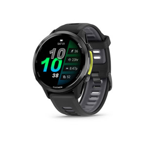 Garmin Forerunner 970 AMOLED 47mm Bluetooth GPS Running Smartwatch - Black/Titanium Black