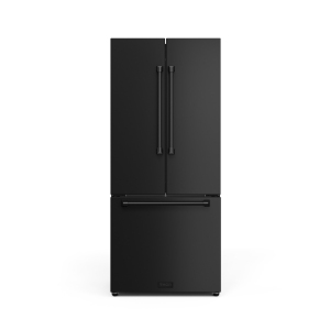 Gordon Ramsay by THOR Kitchen 30 Inch 17.7 cu ft French Door Counter Depth Refrigerator with Ice Maker in Black