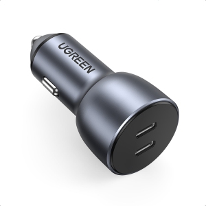 UGREEN USB-C 36W Fast Car Charger - 2x USB-C PD