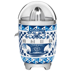 Smeg 50's Style Citrus Juicer - Dolce & Gabanna Collection - Blue Mediterraneo