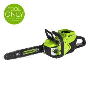 Greenworks 60V 16" Brushless Chainsaw (Tool Only), Battery and Charger Not Included