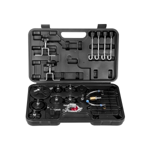 VEVOR 12 Pcs Brake Master Bleeder Kit, Professional Brake Bleeder Adapter Set with Complete Kit & Handle,Durable Brake Bleeder Adapter for Brake Fluid Filling Fit for Most Vehicles