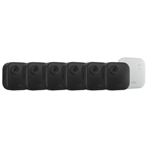 Blink Outdoor 4 Wire-Free 1080p Full HD IP Security Camera System with Sync Module Core XR - 6 Pack