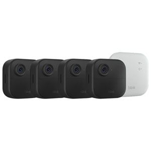 Blink Outdoor 4 Wire-Free 1080p Full HD IP Security Camera System with Sync Module Core XR - 4 Pack