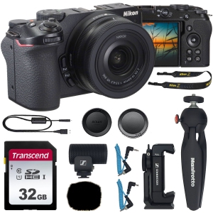 Nikon Z30 Mirrorless Camera with DX 16-50mm Lens + Sennheiser MKE 200 Mobile Kit