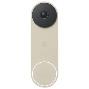 Sonnette vidéo Wi-Fi Google Nest (câblée) (3e génération) avec Gemini - Lin