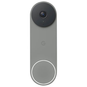Sonnette vidéo Wi-Fi Google Nest (câblée) (3e génération) avec Gemini - Hazel