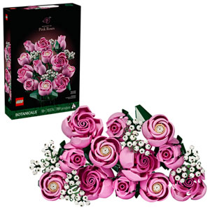 LEGO Botanicals : Bouquet de roses roses - 789 pièces (10374)
