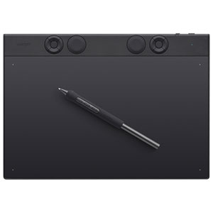 Wacom Intuos Pro Pen 10.4" x 5.8" Graphic Tablet with Stylus (PTK670K0A) - Black