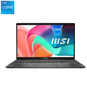 MSI Modern 15 15.6" Business Laptop - Intel Core i5-1334U - 16GB DDR4 - 512GB SSD - Windows 11 Home - Platinum Gray