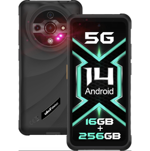 Brand New Ulefone Armor X31 Pro 5G Unlocked Rugged Phone | 16GB RAM 256GB Memory | 6.56” Screen | 64MP Camera | 25MP Infrared Night Vision Camera | 6050mAh battery - Black