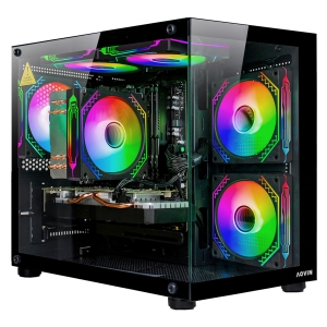 Gaming PC ~ Intel Core i7 Processor upto 4.60GHz ~ 16GB DDR4 RAM ~ 512GB NVMe SSD ~ GeForce RTX 3050 6GB ~ Windows 11 - AQVIN NEON Only at Best Buy