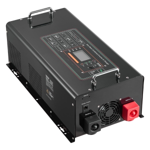 VEVOR 6000 Watt Pure Sine Wave Inverter Charger, DC 48V to AC 120V Power Inverter with LCD Display, Remote Control, for Off-Grid Solar RV, Compatible with Various Batteries