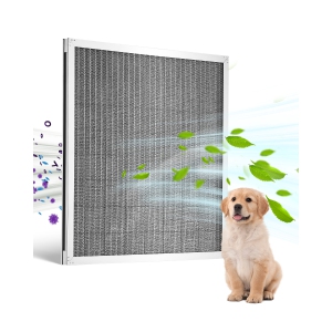 VEVOR 20x20x1 inch Electrostatic Air Filter, Washable & Reusable Aluminum AC/HVAC Furnace Filter, MERV 8 Long Lifetime, Home or Office (Actual Size: 19.75 x 19.75 x 0.82 in)