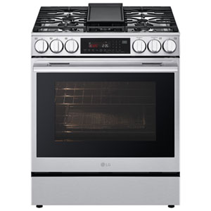 LG 30" 6.3 Cu. Ft. True Convection 5-Burner Slide-In Gas Range (LSGL6335X) - Stainless Steel