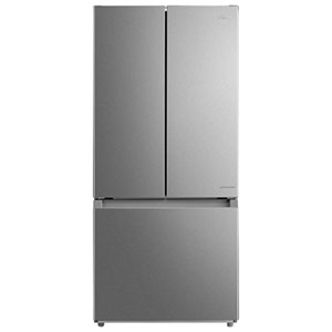 Midea 30" 18.4 Cu. Ft. French Door Refrigerator (MRF18B4AST) - Stainless Steel
