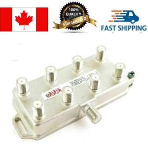 PCT 8-way Cable TV Antenna Signal Splitter, PCT-NGNII-8S