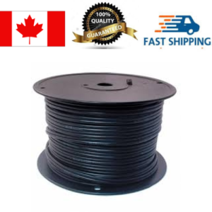 RG6 Coaxial Cable 18AWG CATV OR BM OR CMG OR FT4, 500FT,Black