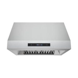 Streamline 30 in. Diveria Ducted Undermount 350 CFM Range Hood in Brushed Stainless Steel with Baffle Filters, Touchpad Control, LED Light