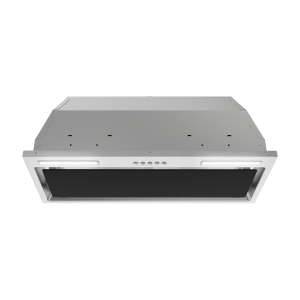 Streamline 28 in. Buccheri Ducted Insert 350 CFM Range Hood in Glossy Black with Mesh Filters, Electronic Button Control, LED Lights