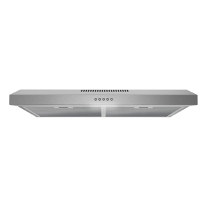 Streamline 30 in. Almone Ducted Undermount 80 CFM Range Hood in Brushed Stainless Steel with Mesh Filters, Push Button Control, LED Light