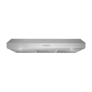 Streamline 36 in. Poncarale Ducted Undermount 165 CFM Range Hood in Brushed Stainless Steel with Mesh Filters, Push Button Control, LED Lights