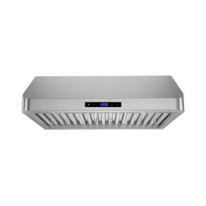 Streamline 30 in. Gattola Ducted Undermount 406 CFM Range Hood in Brushed Stainless Steel with Baffle Filters, Touchpad Control, LED Lights