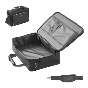 VEVOR PS5 Carrying Case, Travel Bag for Playstation 5 & PS5 Slim Waterproof Nylon, Soft Interior Lining & Padded Dividers for Extra Protection, Spacious Design with Carry Handle