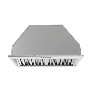 Streamline 28 in. Alcamo Ducted Insert 350 CFM Range Hood in Brushed Stainless Steel with Baffle Filters, Electronic Button Control, LED Light