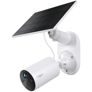 TP-Link Tapo Solar-Powered Security Camera Kit - 2K Wireless Camera, Solar Panel Base, Spotlight Color Night Vision, Smart Person Detection, SD/Cloud Storage (Tapo C410 KIT)