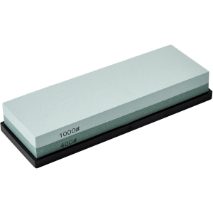 Knife Whetstone with Non-Slip Rubber Base, Premium Whetstone, 240/1000 Grit, Kitchen Double-Sided Knife Sharpener, Blade Sharpening Stone