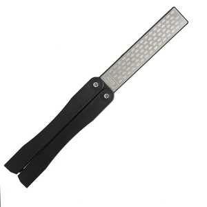Folding knife sharpener Convenient fan-shaped double-sided whetstone Household diamond kitchen knife sharpener