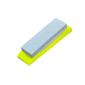 Multifunctional sharpening stone double-sided household sharpening stone brown corundum kitchen tool - large, green