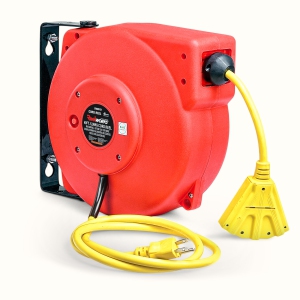 ReelWorks - CR605131S3A Extension Cord Reel Retractable